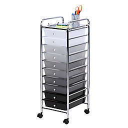 Honey-Can-Do® 10-Drawer Shaded Storage Cart