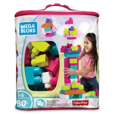 mega bloks 80 piece bag pink