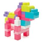 Alternate image 1 for Mega Bloks Big Building Bag 80-Piece Building Set in Pink
