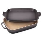 Alternate image 1 for Le Creuset&reg;  2.75 qt. Rectangular Platter Dish with Lid in Oyster