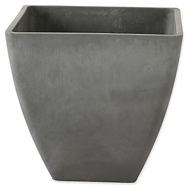 Arcadia Garden Simplicity Square Planter in Cement. View a larger version of this product image.