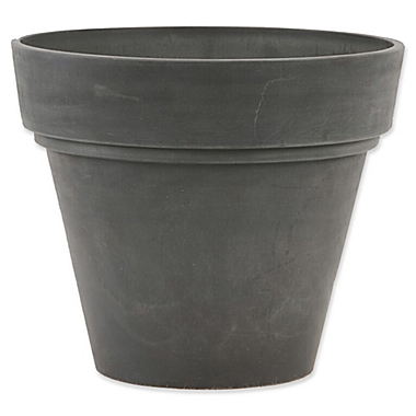 Arcadia Garden Products 16-Inch Traditional Planter Pot in Dark Charcoal. View a larger version of this product image.