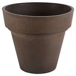 Arcadia Garden Products 16-Inch Traditional Planter Pot in Chocolate