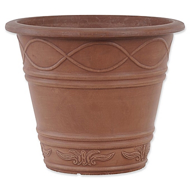 Arcadia Garden Products Western Weave Planter Pot in Terracotta. View a larger version of this product image.