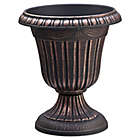 Alternate image 0 for Arcadia Garden Products Traditional Plastic Urn in Copper