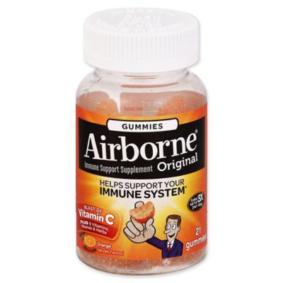 Airborne&reg; 21-Count Original Immune Support Supplement Gummies in Orange
