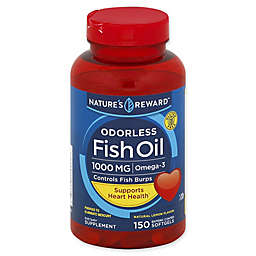 Nature's Reward 150-Count 1000 mcg Odorless Fish Oil Softgels in Natural Lemon Flavor