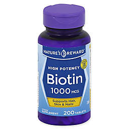Nature's Reward 200-Count High Potency 1000 mcg Biotin Tablets