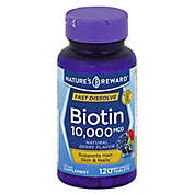 Nature&#39;s Reward 120-Count 10000 mcg Biotin Fast Dissolve Tablets in Natural Berry Flavor