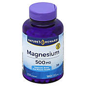 Nature&#39;s Reward 180-Count 500 mg Magnesium Coated Caplets