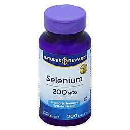Nature's Reward 200-Count 200 mg Selenium Tablets