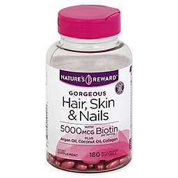 Nature's Reward 180-Count Gorgeous Hair, Skin & Nails Quick Release Softgels