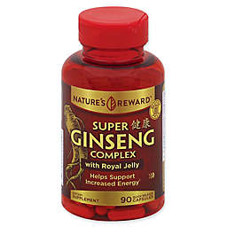 Nature's Reward™ 90-Count Super Ginseng Complex with Royal Jelly Quick Release Capsules