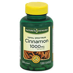 Nature's Reward 120-Count 1000 mg Total Spectrum Cinnamon Quick Release Capsules