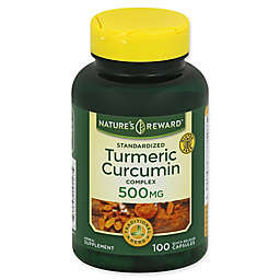 Nature's Reward 100-Count 500 mg Standardized Turmeric Curcumin Complex Quick Release Capsules