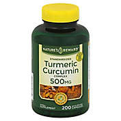 Nature&#39;s Reward 200-Count 500 mg Standardized Turmeric Curcumin Complex Quick Release Capsules