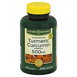Nature's Reward 200-Count 500 mg Standardized Turmeric Curcumin Complex Quick Release Capsules