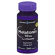 Nature&#39;s Reward&trade; 240-Count 10 mg Melatonin Plus L-Theanine Tablets