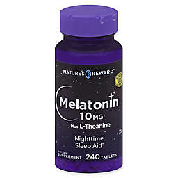 Nature's Reward™ 240-Count 10 mg Melatonin Plus L-Theanine Tablets