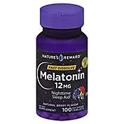 Nature&#39;s Reward&trade; 100-Count 12 mg Melatonin Fast Dissolve Tablets in Natural Berry Flavor