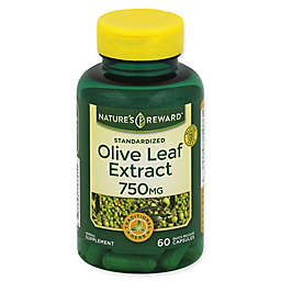 Nature's Reward 60-Count 750 mg Standardized Olive Leaf Extract Quick Release Capsules