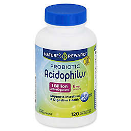 Nature's Reward 120-Count 6 mg Acidophilus Probiotic Quick Release Capsules