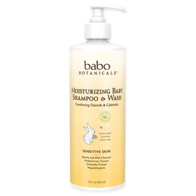 babo Botanicals&reg; 16 oz. Moisturizing Baby Shampoo & Wash in Oatmilk & Calendula