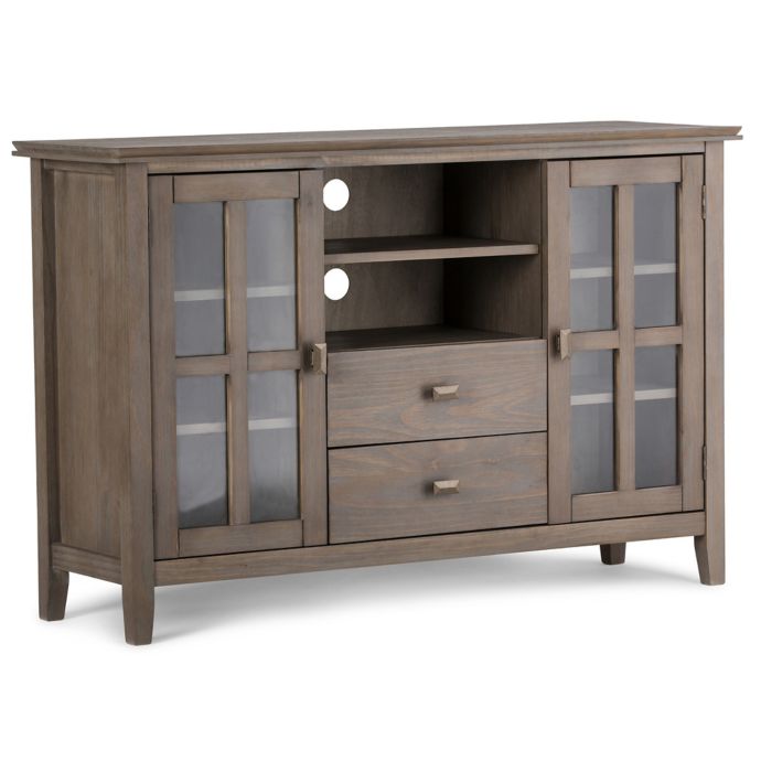 Simpli Home Artisan 53Inch Tall TV Stand Bed Bath & Beyond