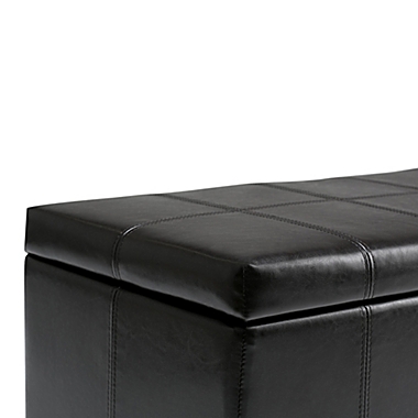 Simpli Home Dover Storage Ottoman. View a larger version of this product image.