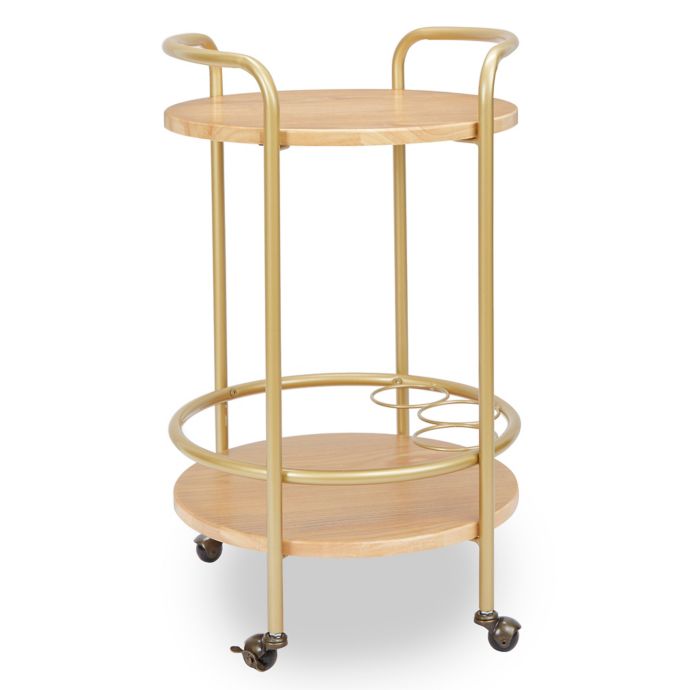 round bar cart ideas