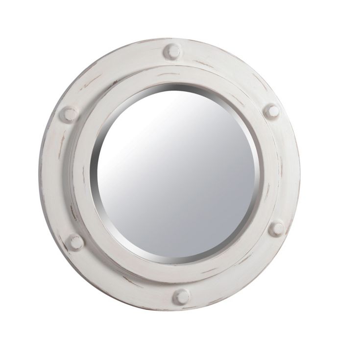 Kenroy Home Portside 24-Inch Round Wall Mirror | Bed Bath ...