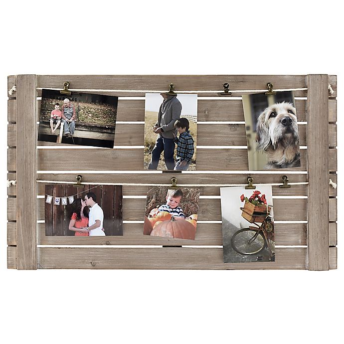 picture frame with clips