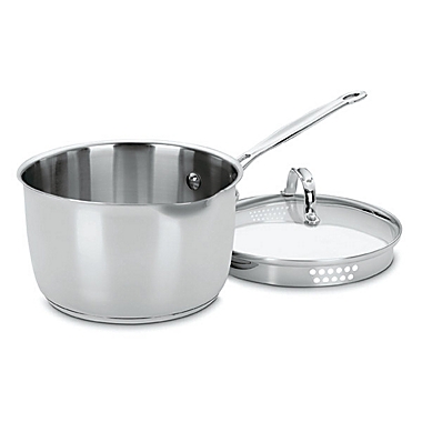 Cuisinart&reg; Chef&#39;s Classic&#153; Stainless Steel 3-Quart Cook and Pour Saucepan with Lid. View a larger version of this product image.