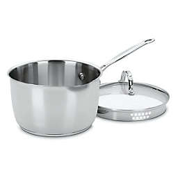 Cuisinart® Chef's Classic™ Stainless Steel 3-Quart Cook and Pour Saucepan with Lid