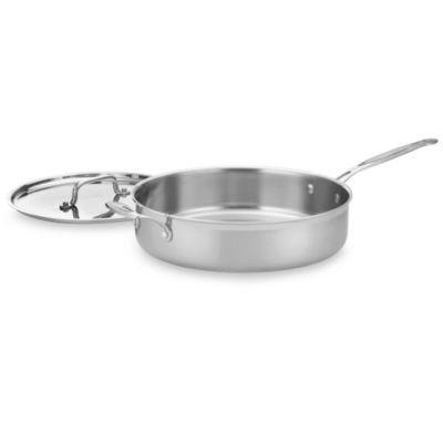Cuisinart&reg; MultiClad Pro 5.5 qt. Stainless Steel Covered Saute Pan