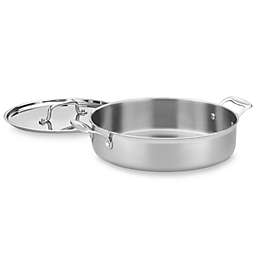Cuisinart® MultiClad Pro Triple-Ply Stainless 5 1/2-Quart Casserole with Lid
