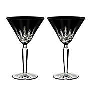 Waterford&reg; Lismore Black Martini Glasses (Set of 2)