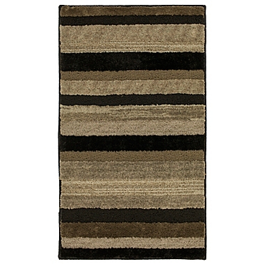 Mohawk Home&reg; Farmhouse Mirage 1-Foot 6-Inch x 2-Foot 8-Inch Washable Accent Rug in Black Walnut. View a larger version of this product image.