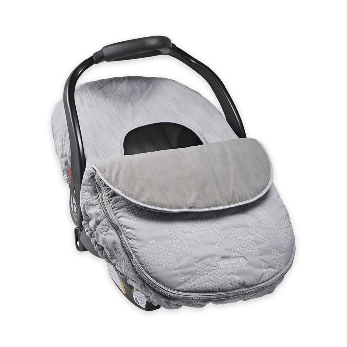 Jj Cole Car Seat Cover In Grey Herringbone Buybuy Baby