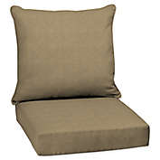 Arden Selections  Tan Hamilton Beige Welted 2-Piece Deep Seat Cushion Set