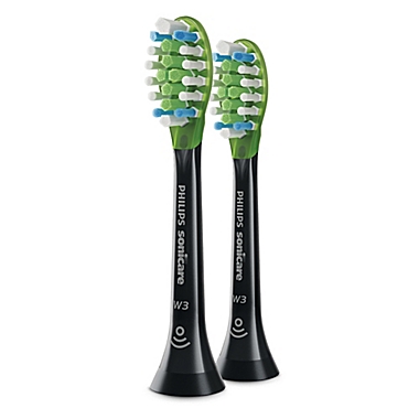 Philips Sonicare 2-Pack Premium Whitening Brush Heads in Black. View a larger version of this product image.