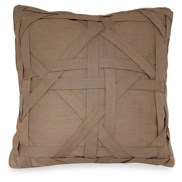 Joseph Abboud Environments Newton Lattice Work Square Throw Pillow