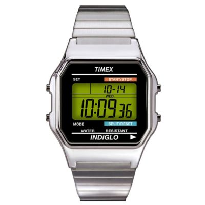 how to set time on timex digital watch