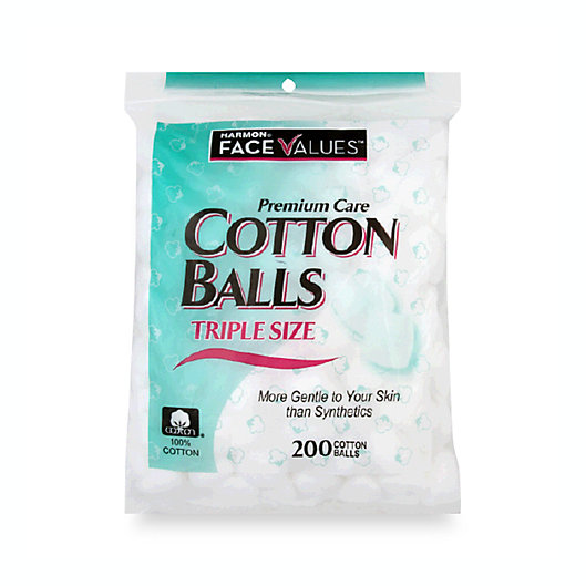 Alternate image 1 for Harmon® Face Values™ 200-Count Triple Size Cotton Balls