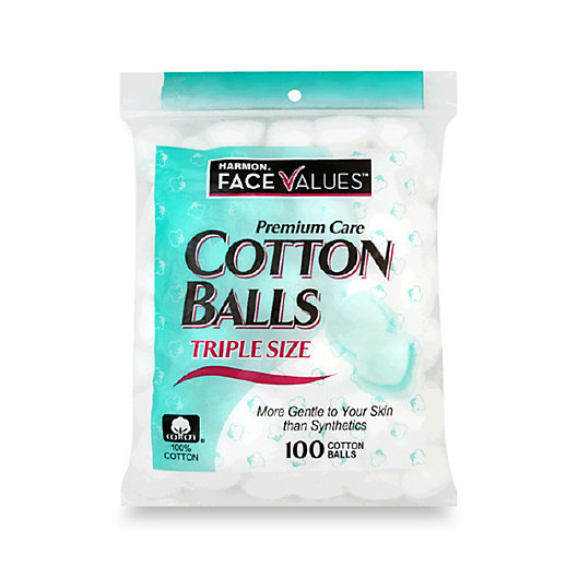 Alternate image 1 for Harmon® Face Values™ 100-Count Triple Size Cotton Balls
