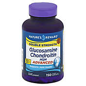 Nature&#39;s Reward 150-Count Advanced Double Strength Glucosamine Chondroitin MSM Coated Caplets