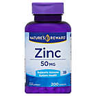 Alternate image 1 for Nature&#39;s Reward 200-Count 50 mg Zinc Tablets