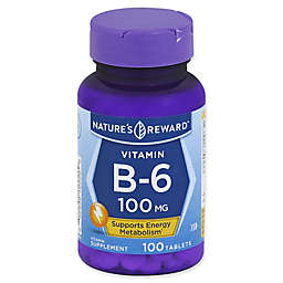 Nature's Reward 100-Count Vitamin B-6 100 mg Tablets