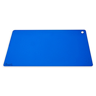 Zoli Matties Circles Silicone Placemat in Blue. View a larger version of this product image.