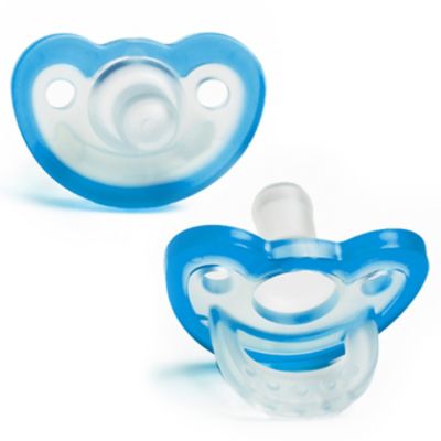 blue pacifier